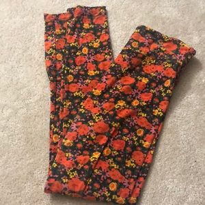 Floral OS LuLaRoe Leggings